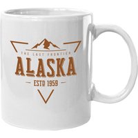 Mug en céramique avec logo Denali Mountain Alaska The Last Frontier
