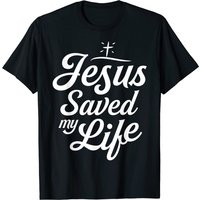 T-Shirt Jésus a Sauvé Ma Vie pour Hommes