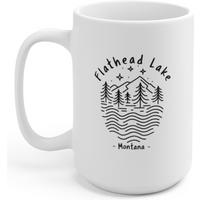 Flathead Lake Montana Coffee Mug — Mugs & Tumblers