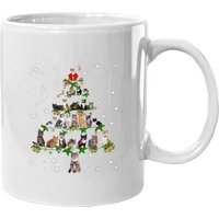 Mug en céramique Noël avec chats drôles — Tasses et gobelets