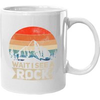 Mug Idée Géologue : J'Vois Une Roche