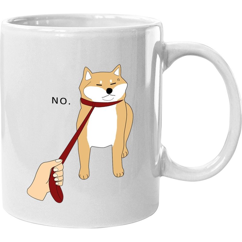 Shiba Inu Nope Doge Meme Coffee Mug — Mugs & Tumblers