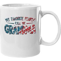 Mug en céramique Mon peuple préféré m'appelle grand-mère