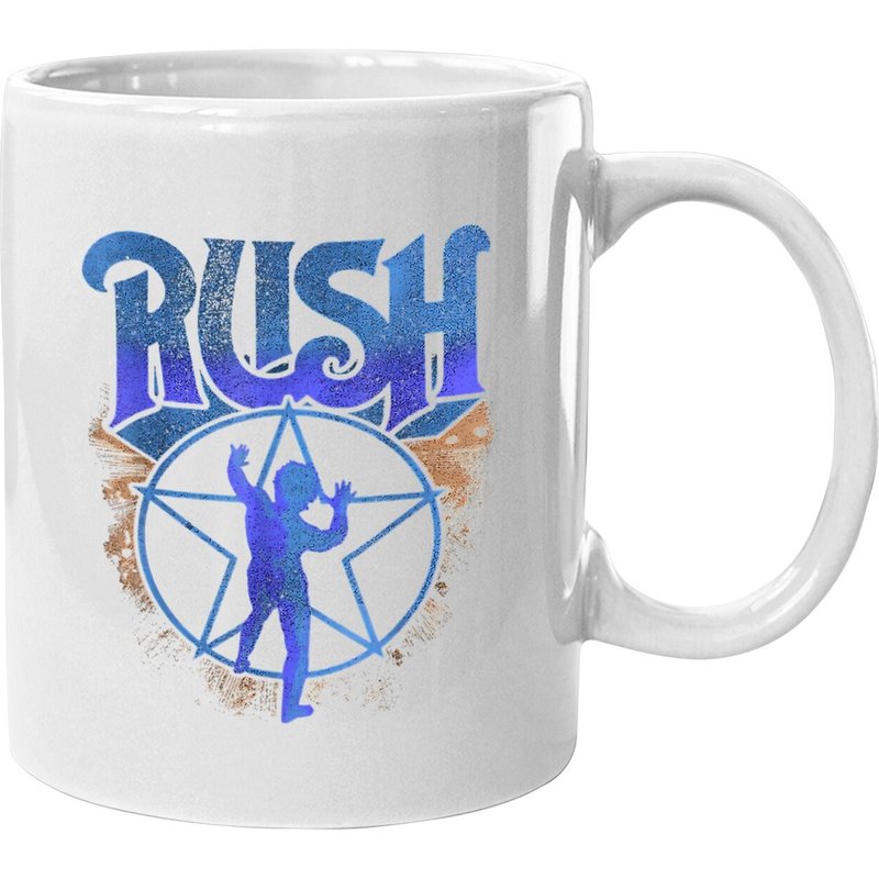 Mug Graphic Rush Musique Band Love Starman — Tasses et gobelets