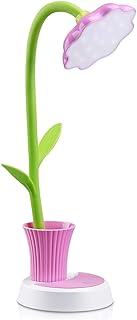 Uniwit Sunflower LED Desk Lamp with Adjustable Brightness - Pink — Led Desk Lamp