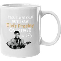 Oui, je suis vieux mais j'ai vu Elvis Presley sur scène — Tasses et gobelets