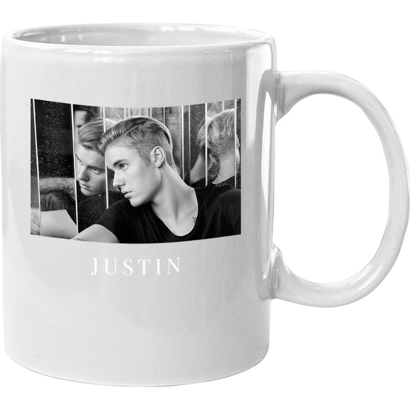 Mug en céramique Justin Bieber Photo Réflexion — Tasses et gobelets