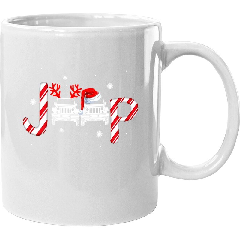 Driving Jeep Christmas Coffee Mug — Mugs & Tumblers