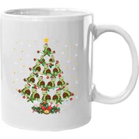 Turtle Reptiles Christmas Tree Coffee Mug — Mugs & Tumblers