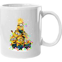 Minions Merry Christmas Tree Coffee Mug — Mugs & Tumblers