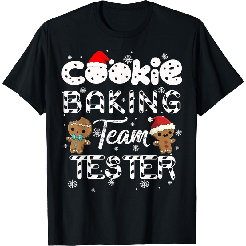 T-shirt de Noël en pain d'épice pour l'équipe de pâtisserie — T-shirts pour hommes
