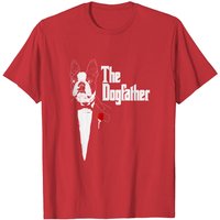 Boston Terrier Dad The Dogfather T-Shirt for Men