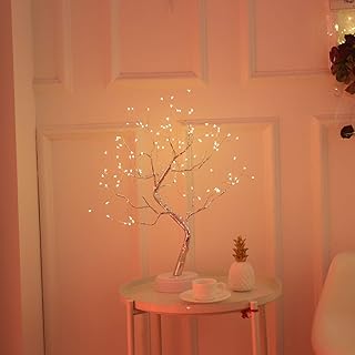 KHTO DIY Lampe de Bureau Bonsai LED avec 108 Têtes LED — Lampe de bureau menée