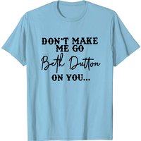 Beth Dutton TV Show T-Shirt for Men with Vintage Graphic Design