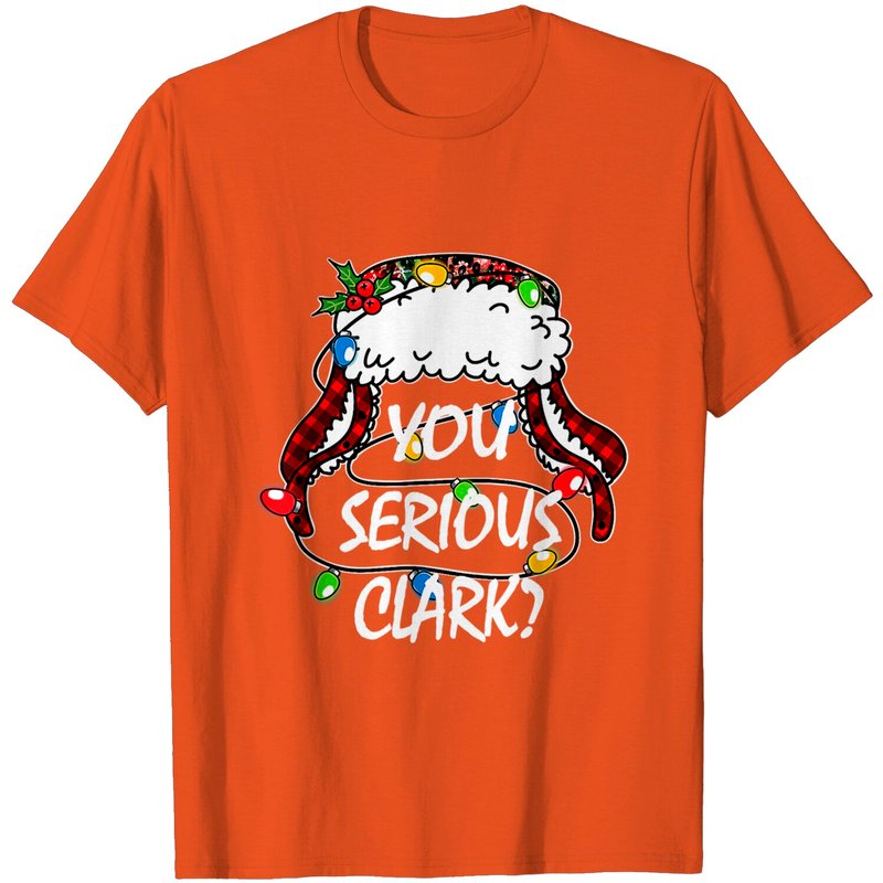 T-shirt pour hommes You Serious Clark Christmas Vacation Ugly Sweater — T-shirts pour hommes