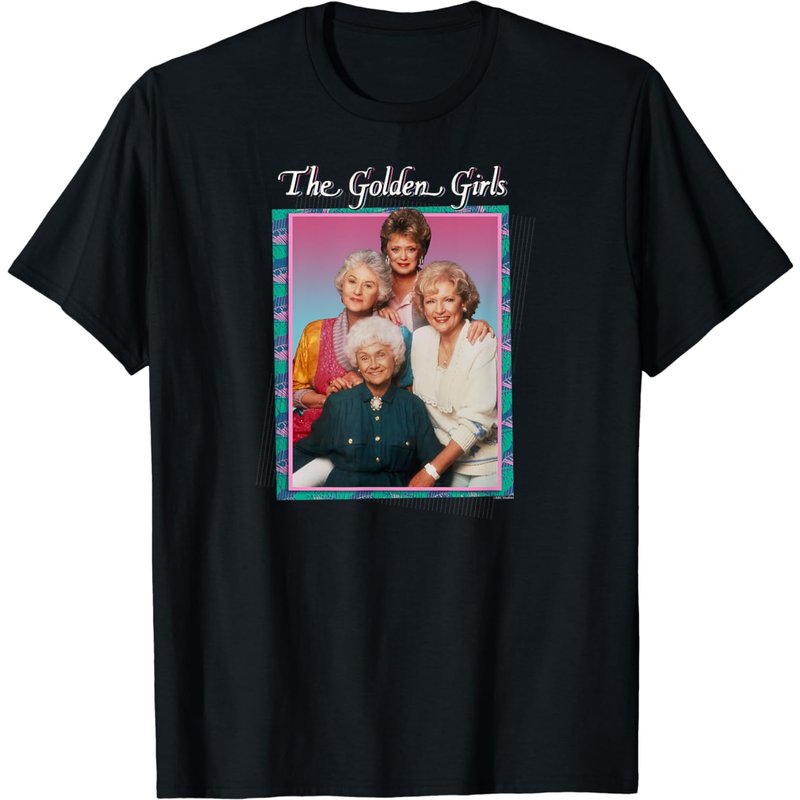 T-shirt pour hommes The Golden Girls en noir — T-shirts pour hommes