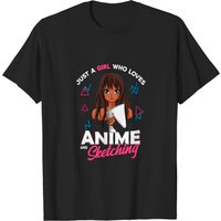 Juste une fille qui aime l'anime T-shirt pour hommes
