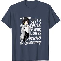 T-shirt Anime Girl pour hommes - Aime l'anime et le dessin — T-shirts pour hommes