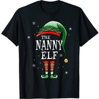 T-shirt de Noël Matching Family The Nanny Elf pour hommes — T-shirts pour hommes