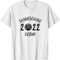 Custom Thanksgiving Family 2022 T-Shirt for Men