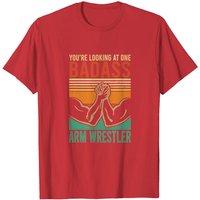 Arm Wrestling Table T-shirt for Men