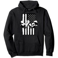 Arm Wrestling USA Flag Pullover Hoodie for Unisex — Mens Hoodies