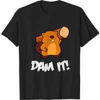 T-shirt Funny Beaver Dam It Rodent Beaver Dam pour Hommes — T-shirts pour hommes