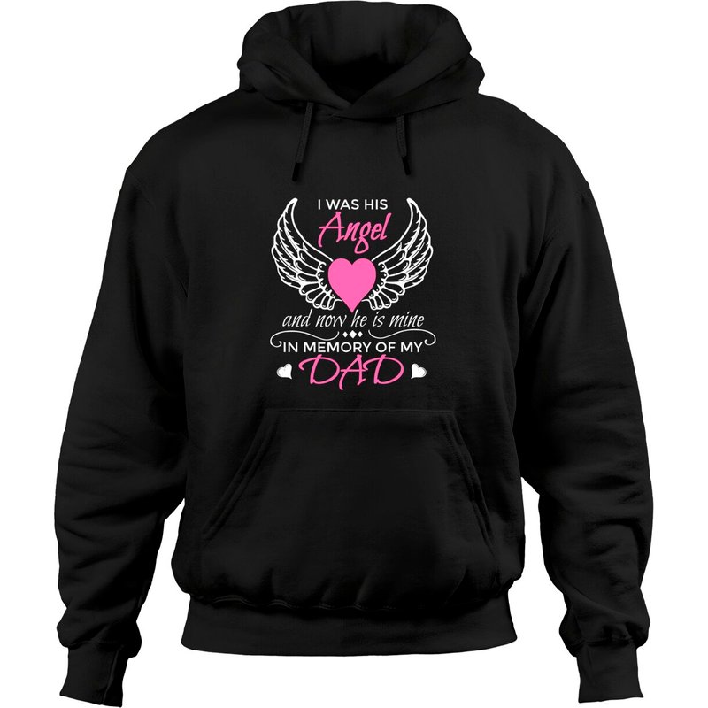 Hoodie Pullover Guardian Angel Dad