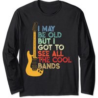 J'ai Peut-Être Vieilli Mais J'ai Vu Tous Les Groupes Cool T-Shirt à Manches Longues — T-shirts pour hommes