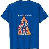 T-shirt de Noël Merry Woofmas pour amoureux des chiens — T-shirts pour hommes