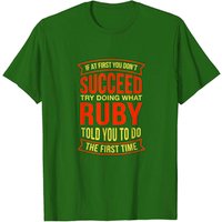 T-shirt Do What Ruby Told You To Do pour hommes — T-shirts pour hommes