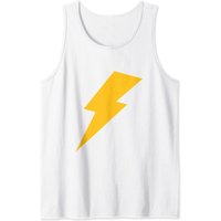 Débardeur pour hommes avec imprimé éclair jaune — T-shirts pour hommes