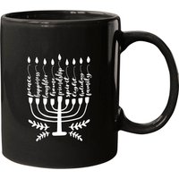 Mugs de Festival de Hanoukka - Tasse en céramique personnalisable — Tasses et gobelets