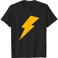 T-shirt pour hommes avec imprimé symbole éclair jaune — T-shirts pour hommes
