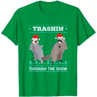 T-shirt Garbage Gang Opossum Raccoon Ugly Christmas Sweater