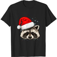 T-shirt Raccoon Esprit Animal Noël Ringtails pour Hommes