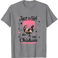 T-shirt Chicken Juste Une Fille Qui Aime Les Poules — T-shirts pour hommes