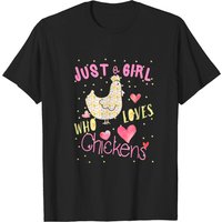 Juste une fille qui aime les poules T-shirt pour hommes — T-shirts pour hommes