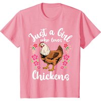 T-shirt Enfant Juste Une Fille Qui Aime Les Poules Pour Hommes