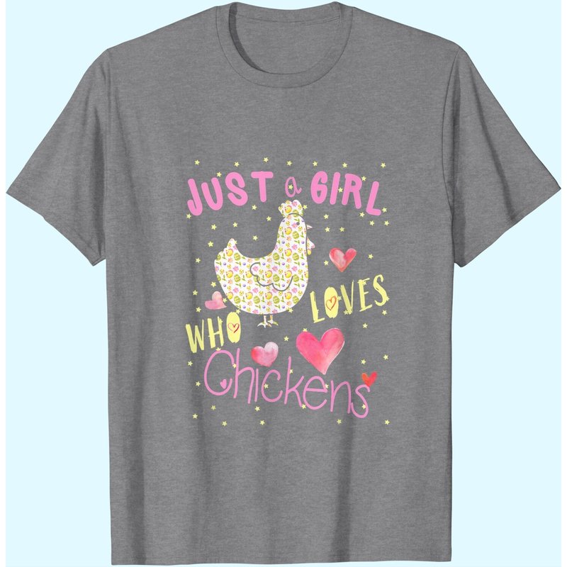 Juste une fille qui aime les poules - T-shirt pour hommes — T-shirts pour hommes