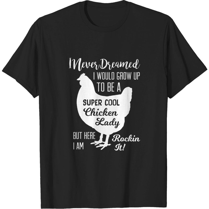 T-shirt Chicken Super Cool Chicken Lady pour hommes — T-shirts pour hommes