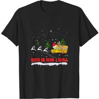 This Is How I Roll School Bus Driver Christmas T-Shirt