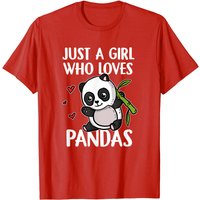 Just A Girl Who Loves Pandas Men's T-Shirt
