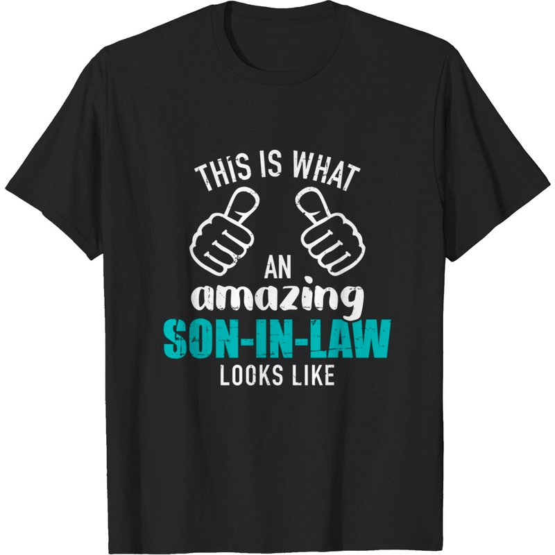 Voici à quoi ressemble un beau-fils incroyable T-shirt — T-shirts pour hommes