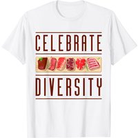 T-shirt pour hommes BBQ Steak Meme Célébrons la diversité — T-shirts pour hommes