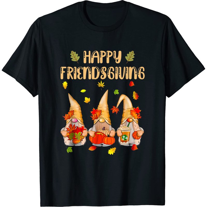 T-shirt Gnome Thanksgiving Gnomies Lover au goût de citrouille pour hommes — T-shirts pour hommes