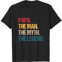 Papa Man Myth Legend Father Gift T-Shirt for Men