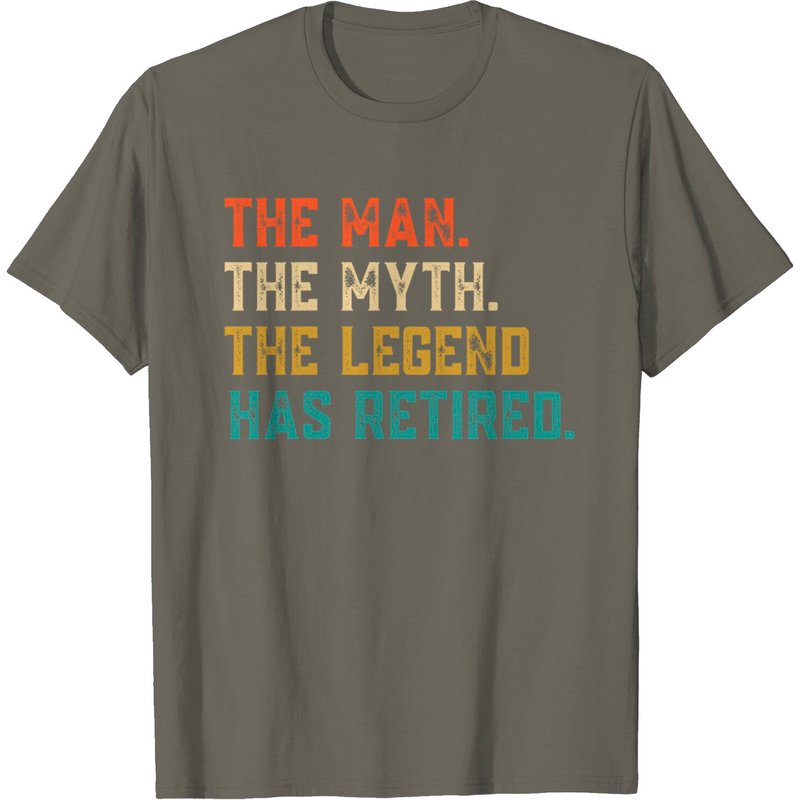 T-shirt Cadeau de Retraite L'Homme Mythe Légende Retraité — T-shirts pour hommes
