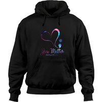 You Matter Don't Let Your Story End Semicolon Pullover Hoodie
