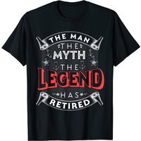 T-shirt de retraite pour hommes The Man The Myth The Legend — T-shirts pour hommes